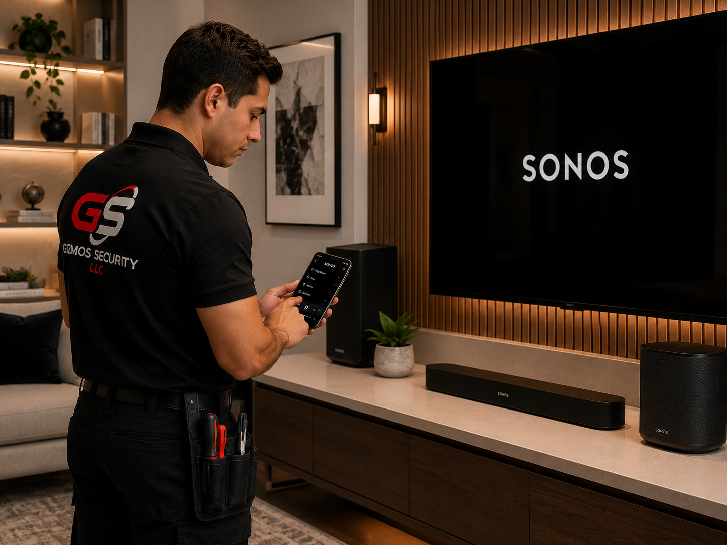 Instalación profesional de Sonos y Audio