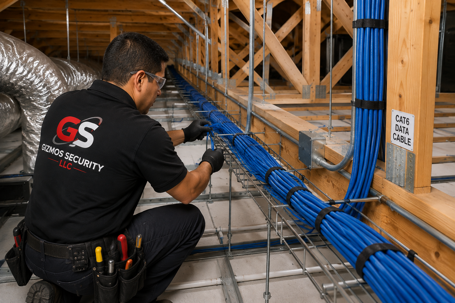 Instalación profesional de cableado de red